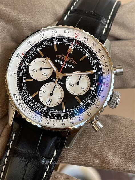 breitling navitimerchrono black dial|breitling navitimer best price.